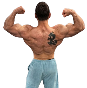 Bodybuilding pose