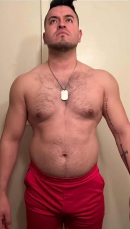  my client Jesus before transformation